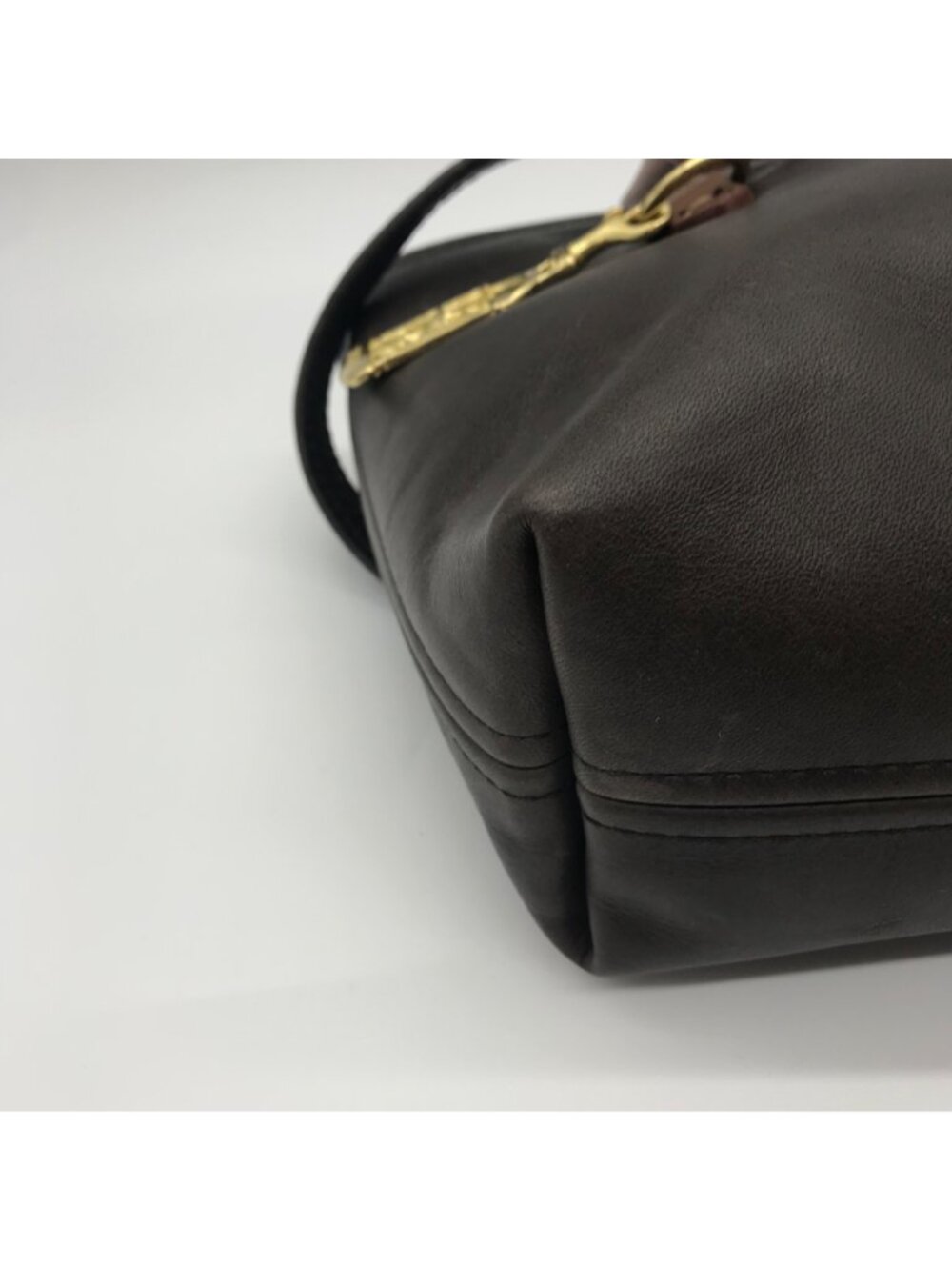 Fount Brown Leather Tote Bag - Picture 8 of 10